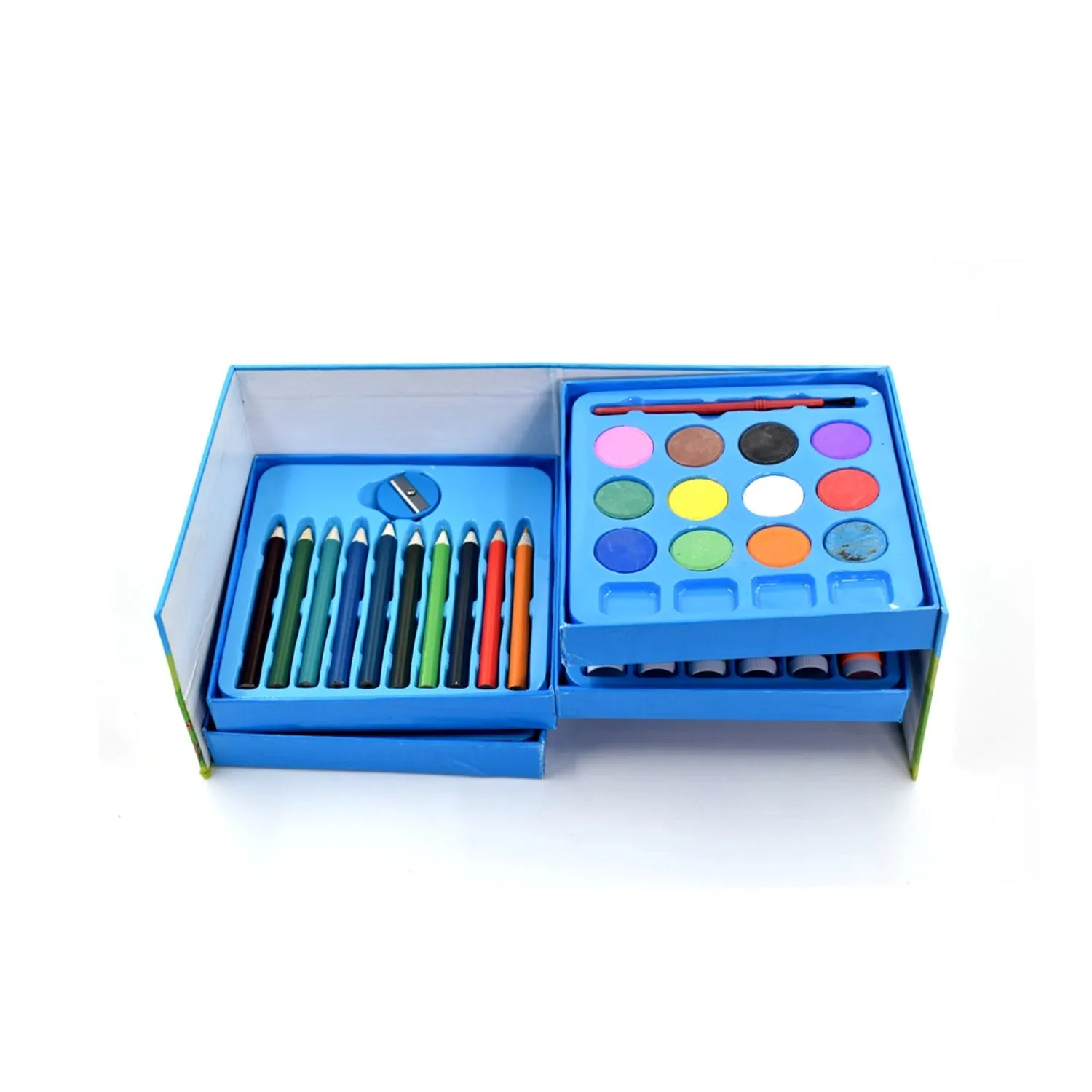 0741 Color Pencil,Crayons, Water Color, Sketch Pen Art Set