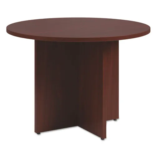 10500 Series Round Table Top, 42" Diameter, Mahogany