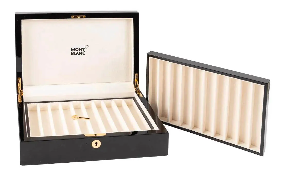 Montblanc Patron of Art 20-Pen Display Case/Box with Black Lacquer Finish