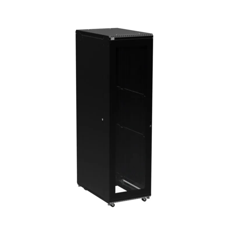 45U LINIER® Server Cabinet - Glass/Solid Doors