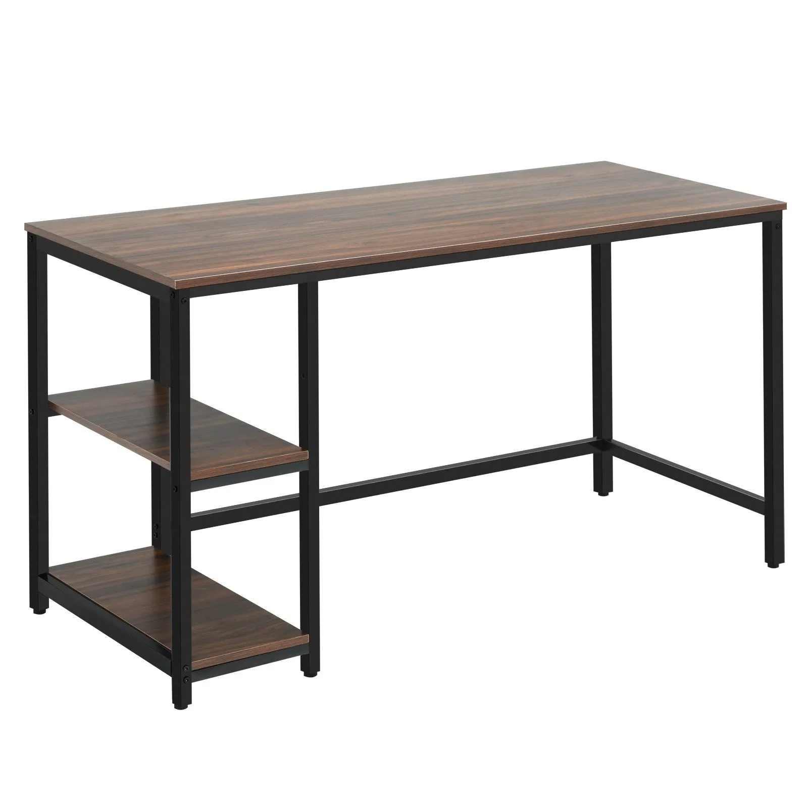 47"/55" Computer Desk with Adjustable Shelf - Coffee