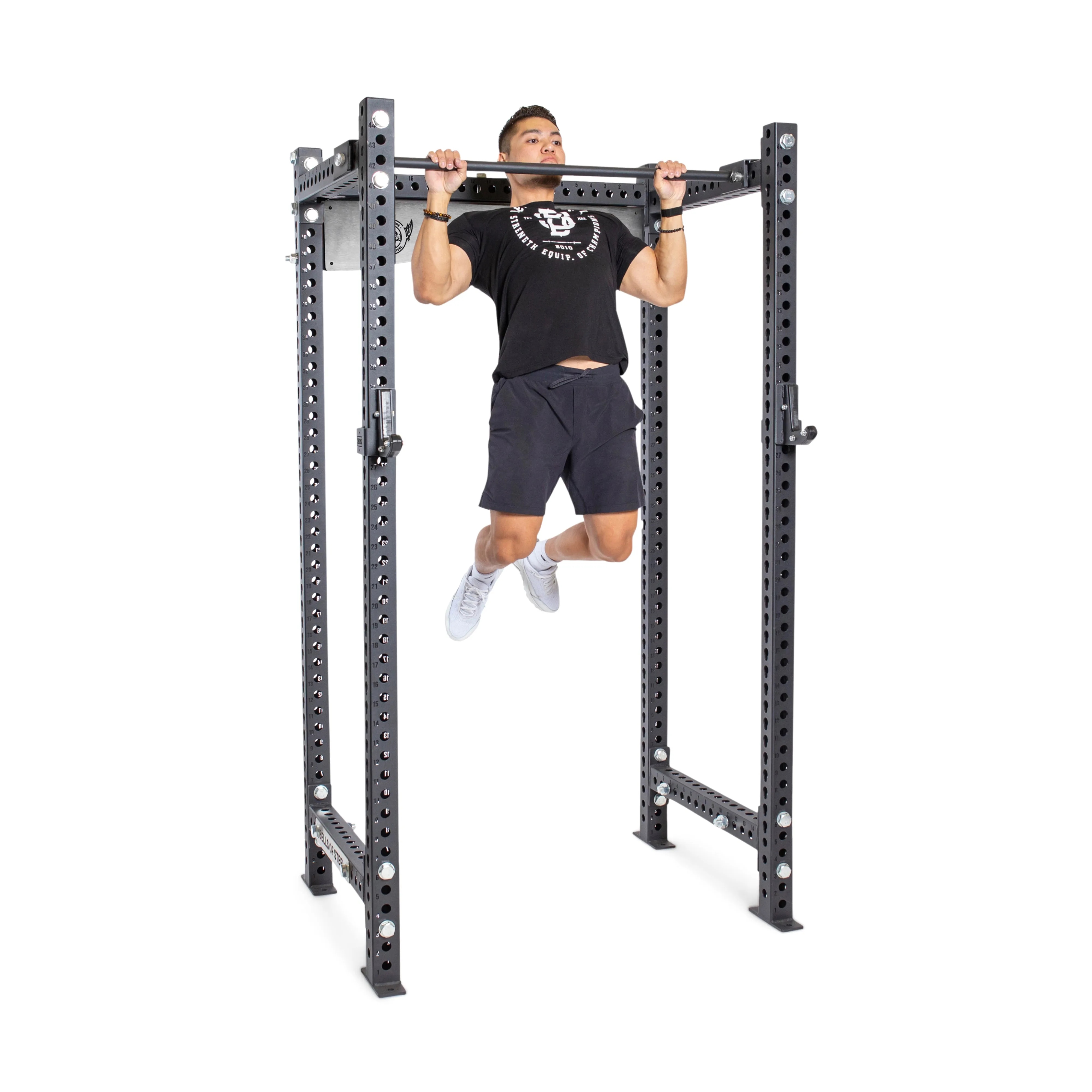 Adjustable Pull-up Bar Rack Attachment