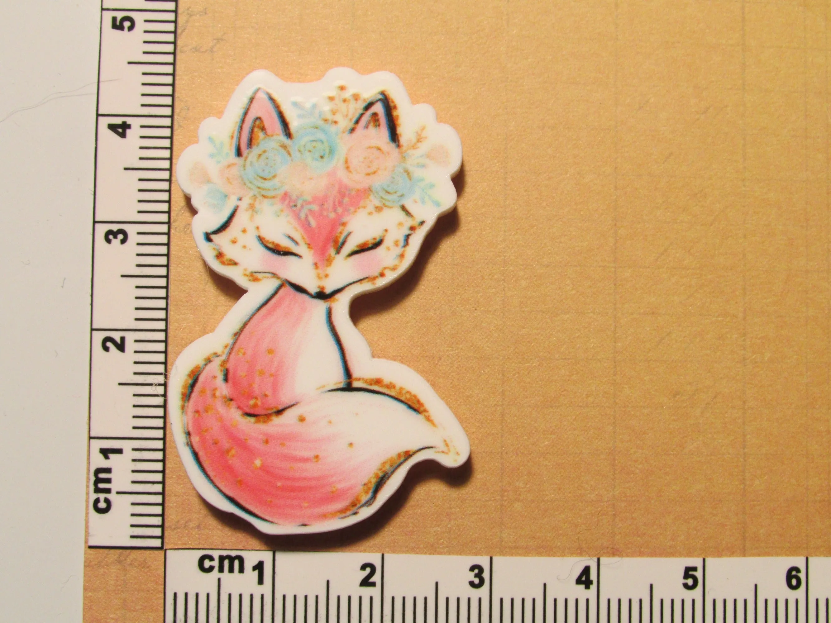 Adorable Fox Needle Minder, Cover Minder, Magnet