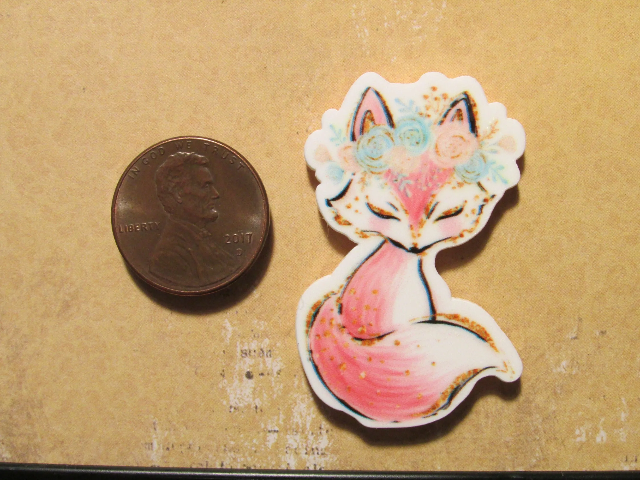 Adorable Fox Needle Minder, Cover Minder, Magnet