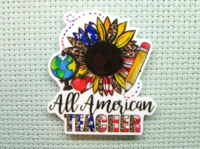 All American Teacher Needle Minder, Cover Minder, Magnet