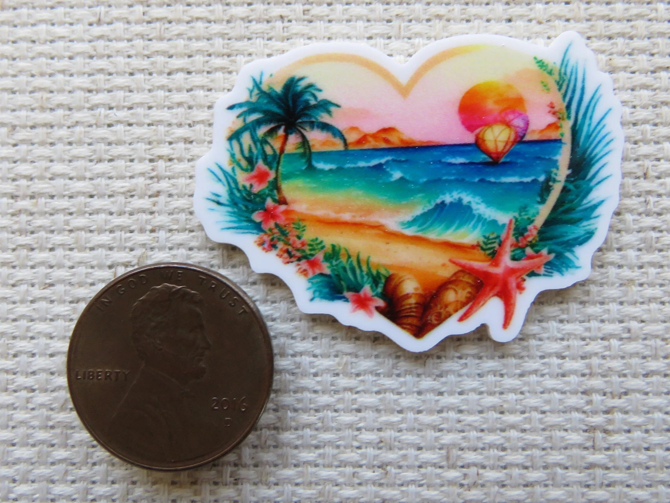 Beach Love Needle Minder, Cover Minder, Magnet