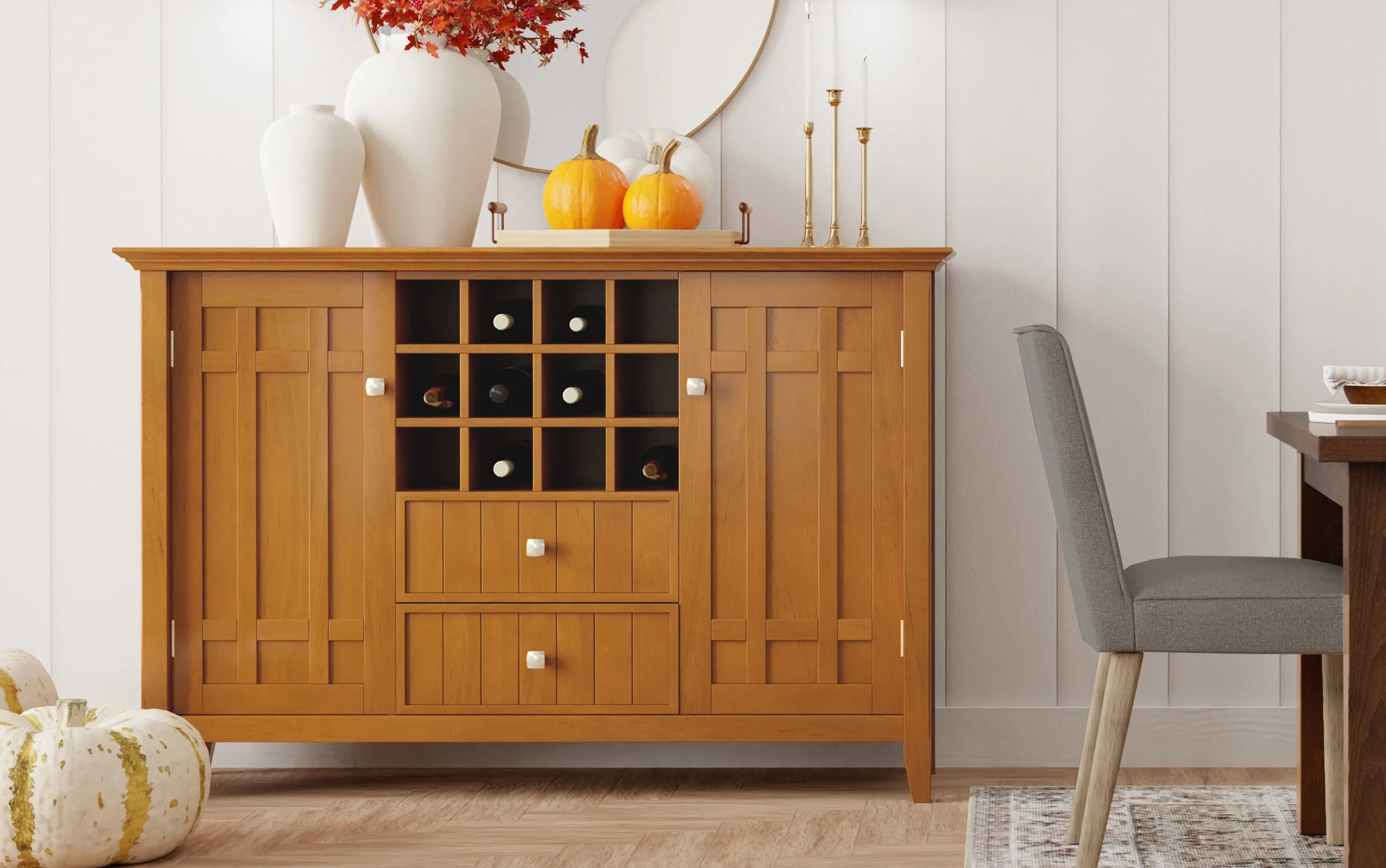 Bedford Sideboard Buffet and Wine Rack