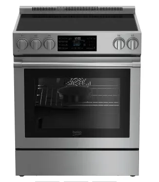 BEKO 30 Inch Slide-In Gas Range with 5 Sealed Burners