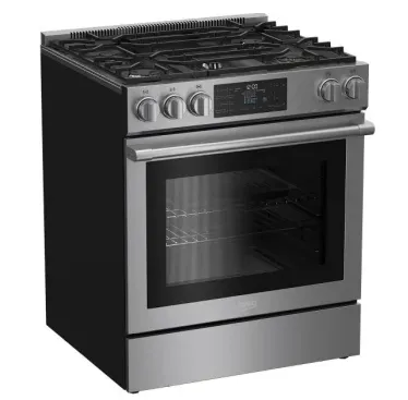 BEKO 30 Inch Slide-In Gas Range with 5 Sealed Burners