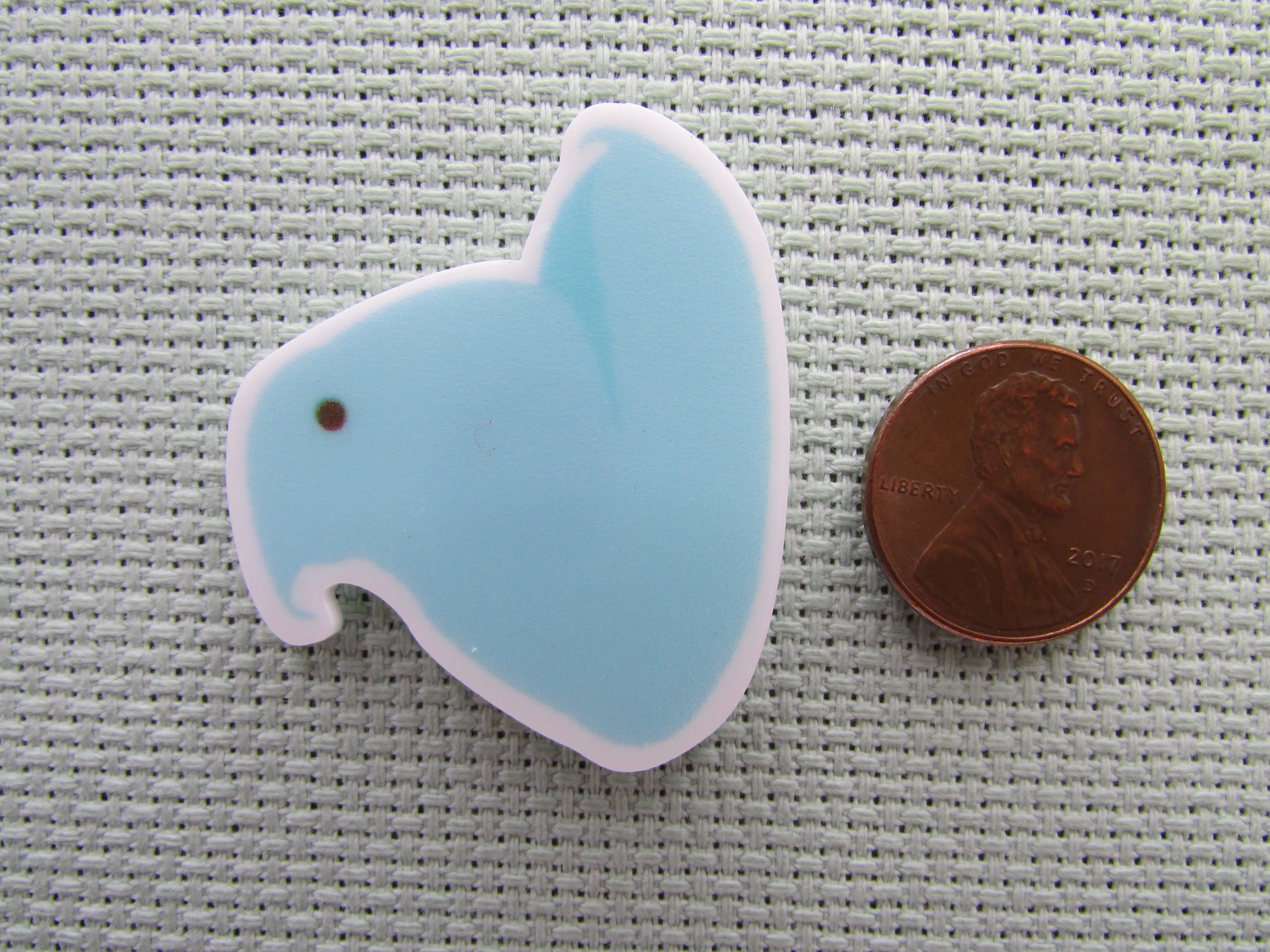 Blue Marshmallow Chick Needle Minder, Cover Minder, Magnet