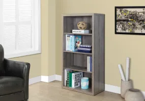 Bookcase - 48"H / Dark Taupe With Adjustable Shelves