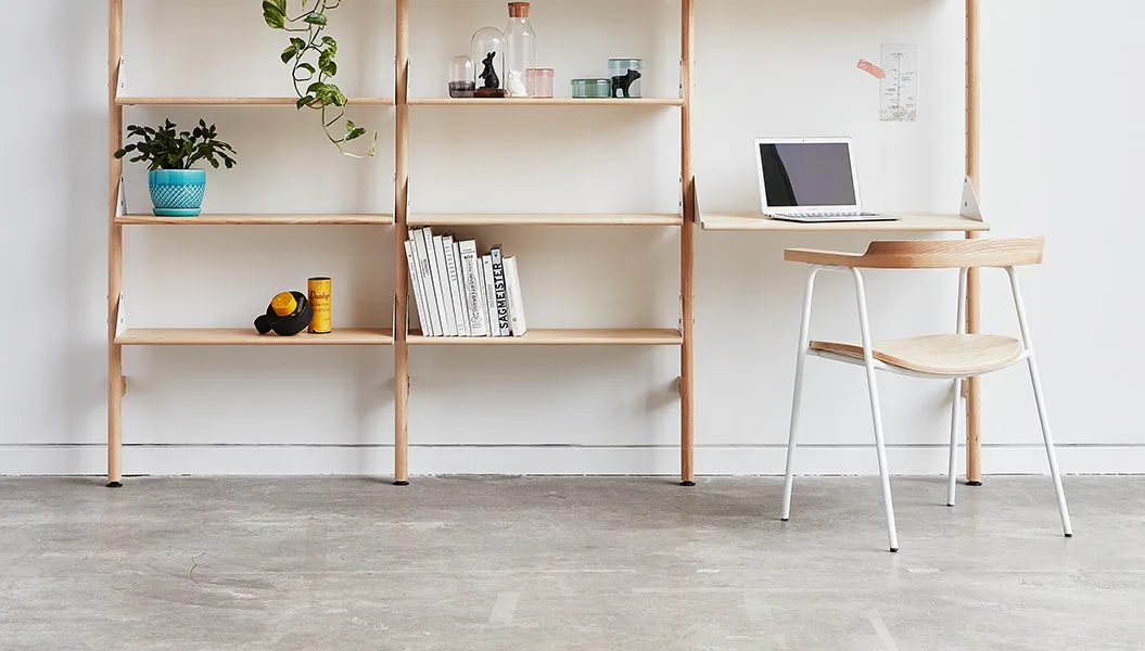 Branch-3 Shelving Unit with Desk