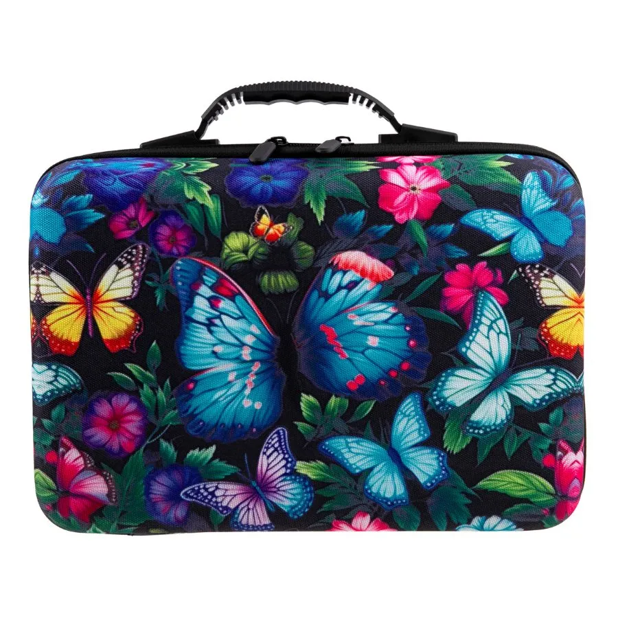 Butterflies Crystal Art Storage Case - 120 Bottles