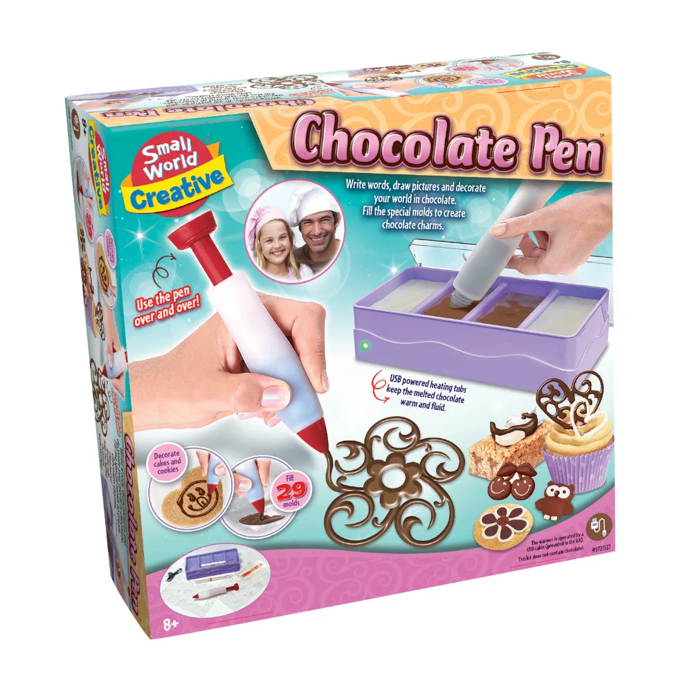 Chocolate Decorating Pen Kit with USB Powered Heating Tubs