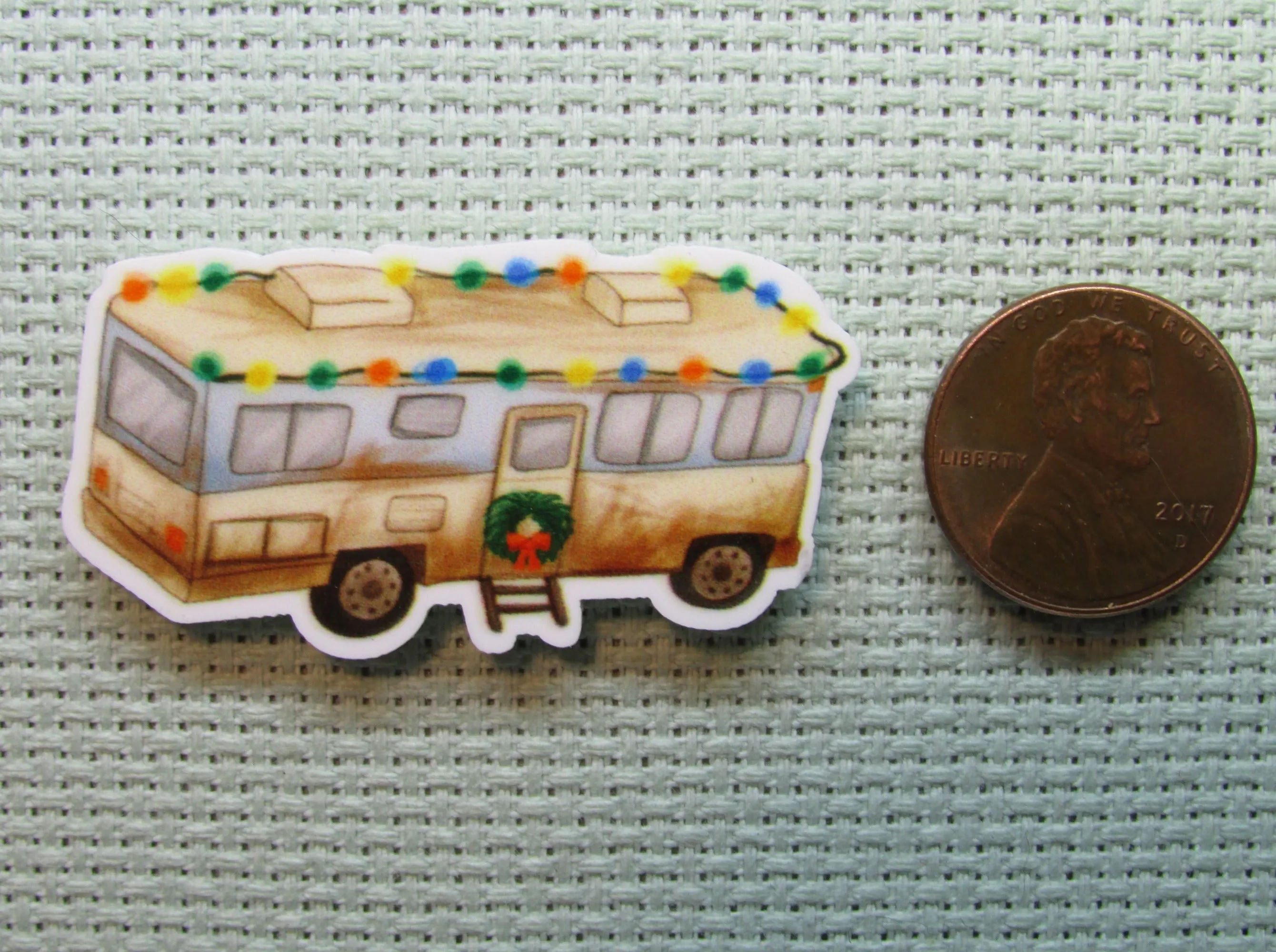 Christmas RV Needle Minder, Cover Minder, Magnet