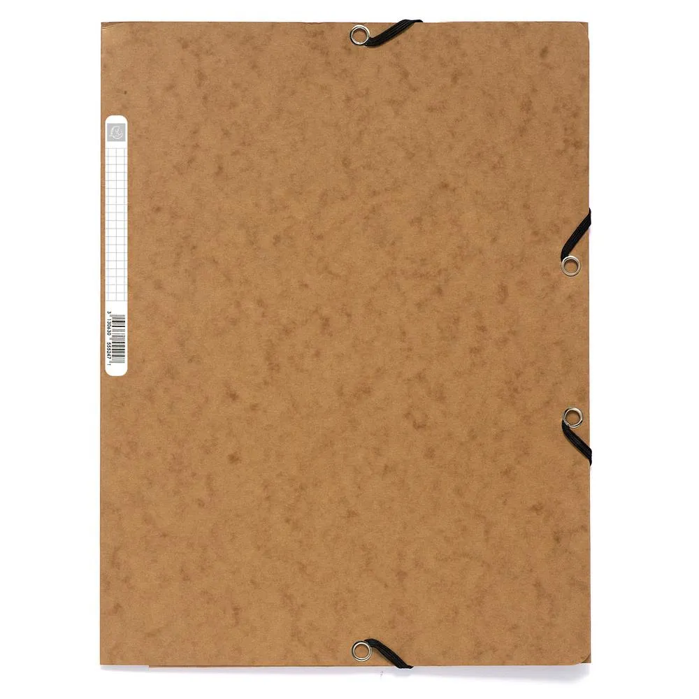 Clairefontaine Exacompta A4 Folder w/ Elastic Closure, Tan