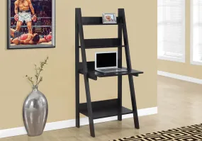 Computer Desk - 61"H / Cappuccino Ladder Style