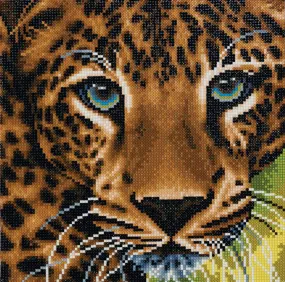 Craft Buddy DIY Crystal Art Framed Kit - Leopard