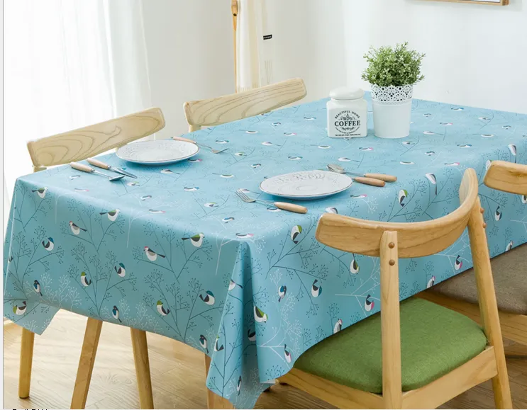 Cross-border Hot Sale Tablecloth PVC Waterproof Cartoon Tablecloth