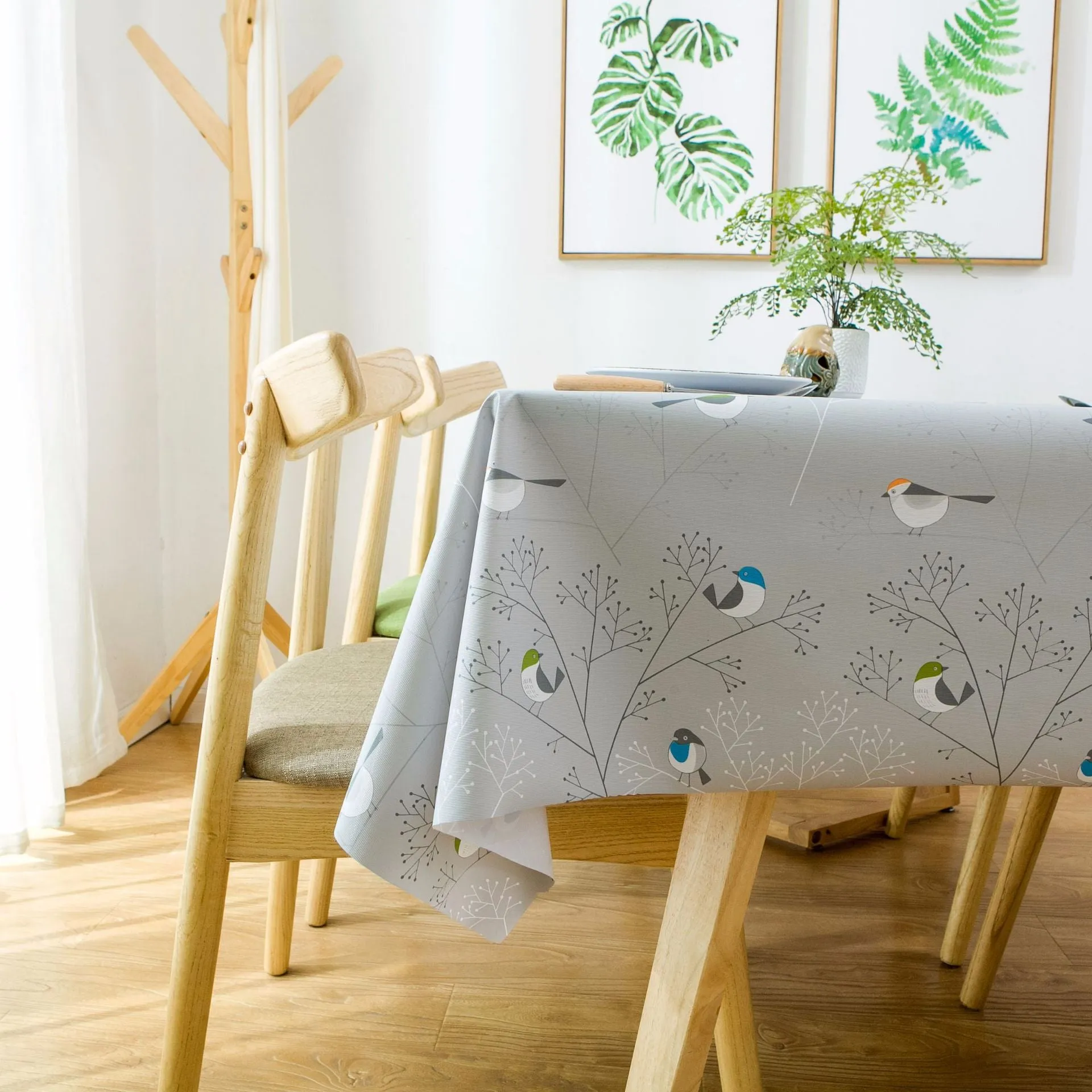 Cross-border Hot Sale Tablecloth PVC Waterproof Cartoon Tablecloth