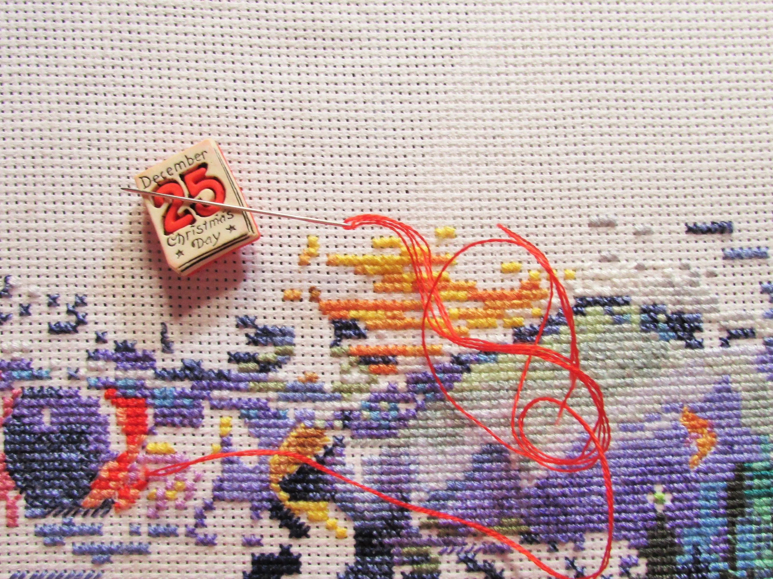 December 25, Christmas Day Needle Minder, Cover Minder, Magnet LAST ONE!