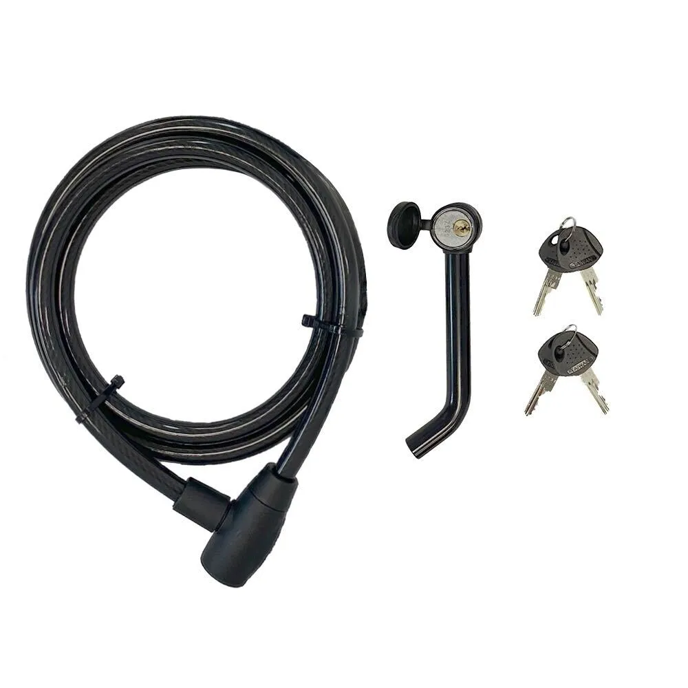 DELUXE LOCKING HITCH PIN WITH CABLE