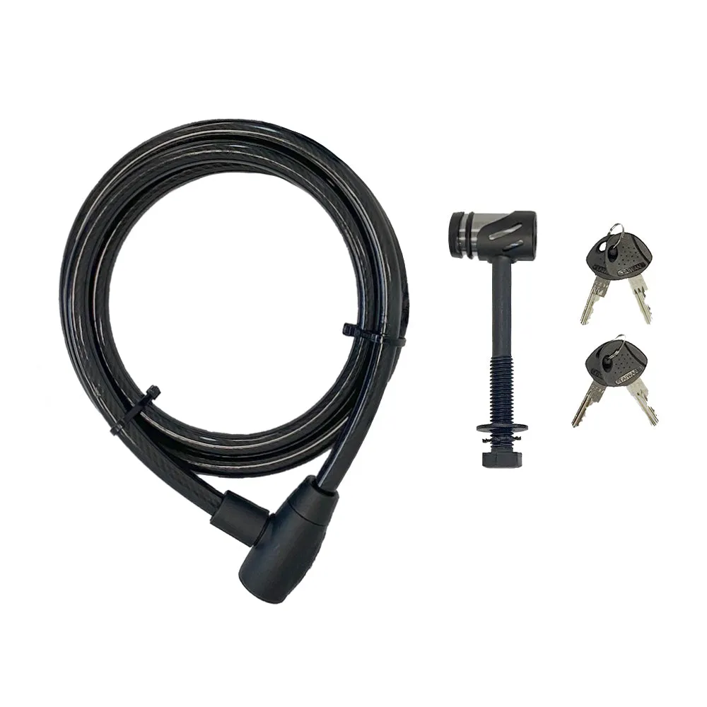 DELUXE LOCKING HITCH PIN WITH CABLE