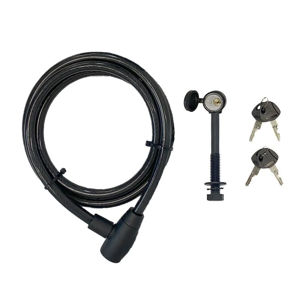 DELUXE LOCKING HITCH PIN WITH CABLE