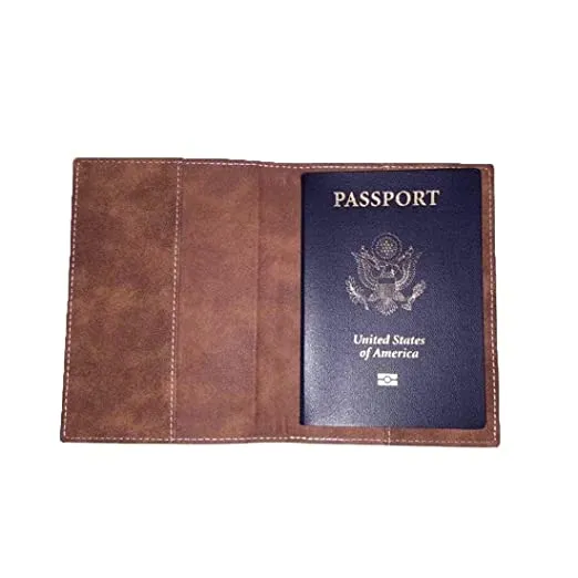 Designer Passport Cover - Black Marble