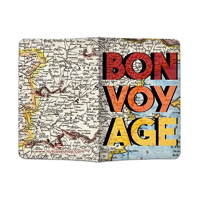 Designer Passport Cover - Bon Voy Age