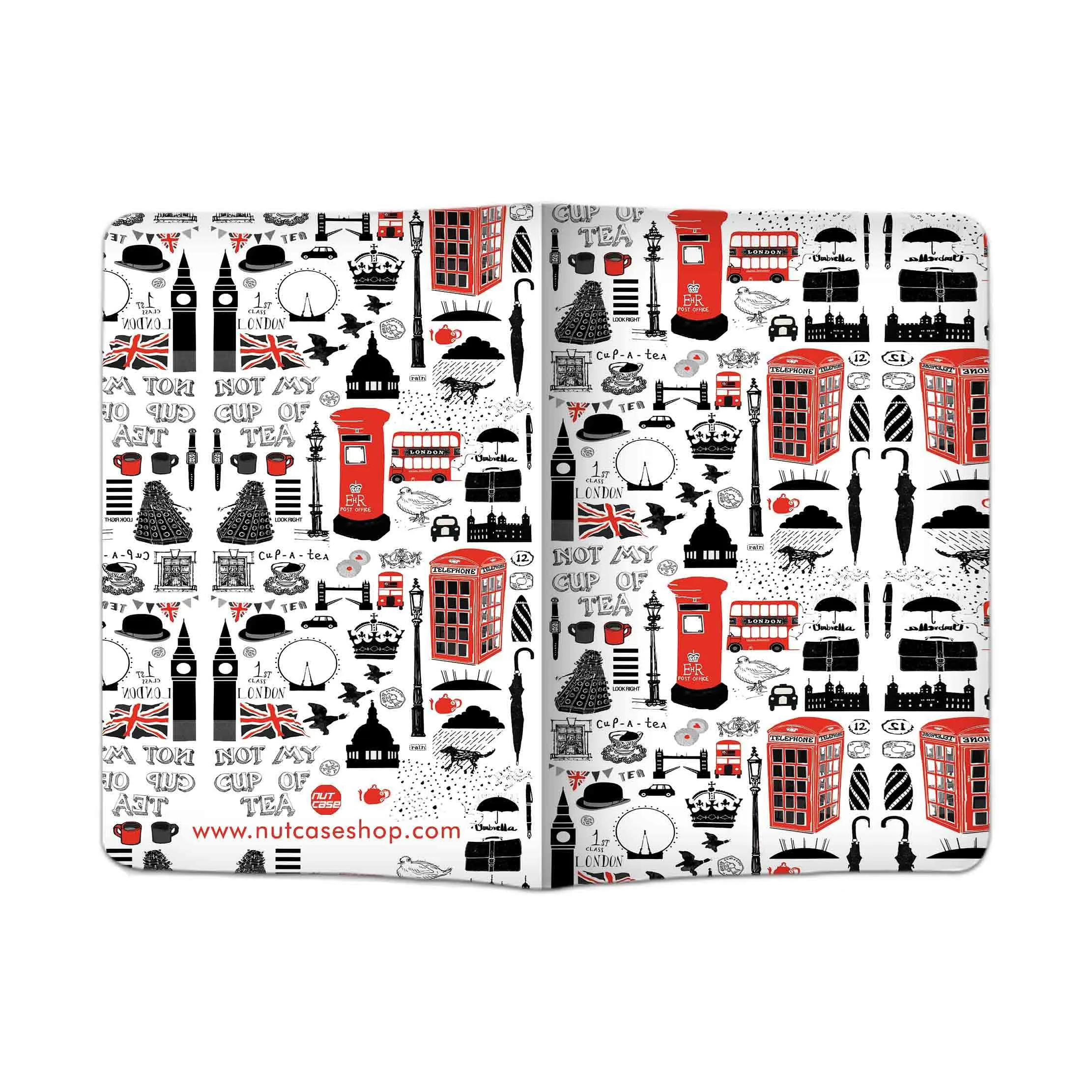 Designer Passport Cover -  I Love London City