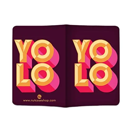 Designer Passport Cover - YOLO