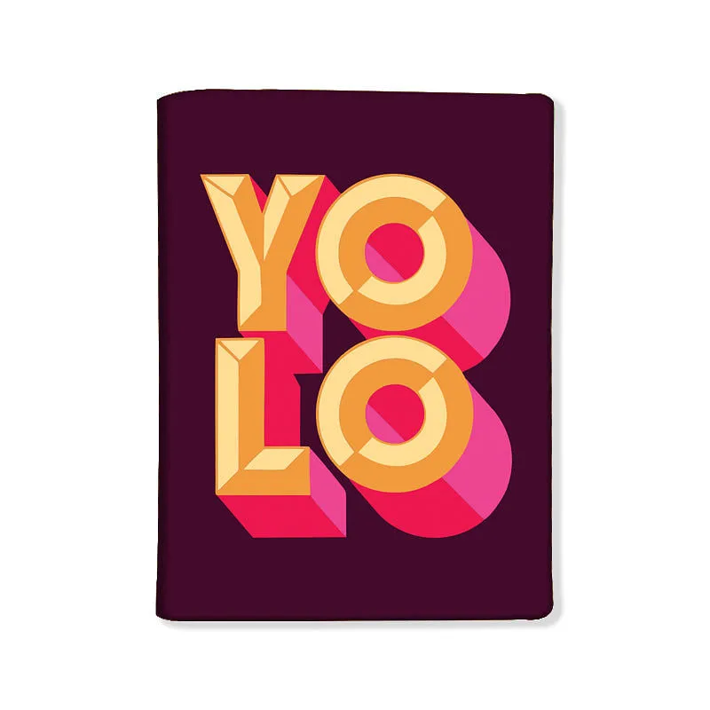 Designer Passport Cover - YOLO