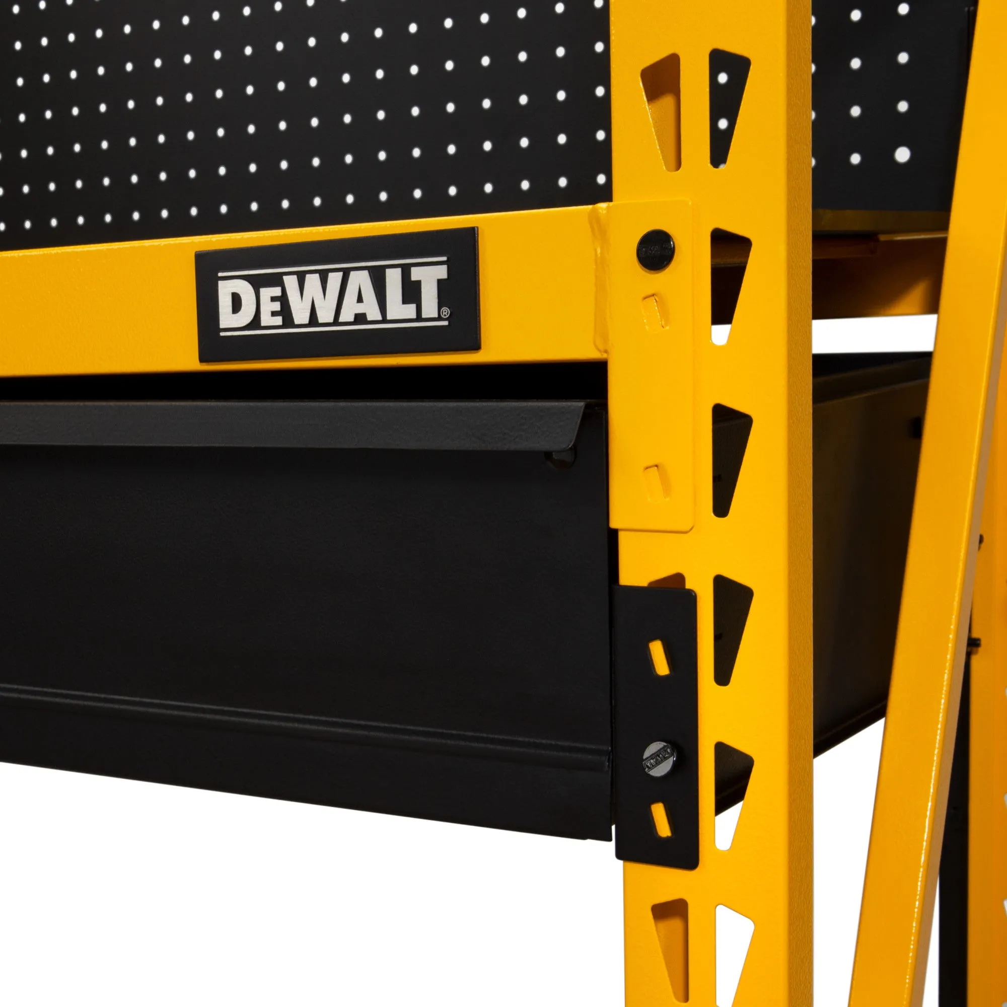 DeWalt 41631 DXST3000WB 2-Shelf Industrial 4-Foot Storage Rack Work Station Kit