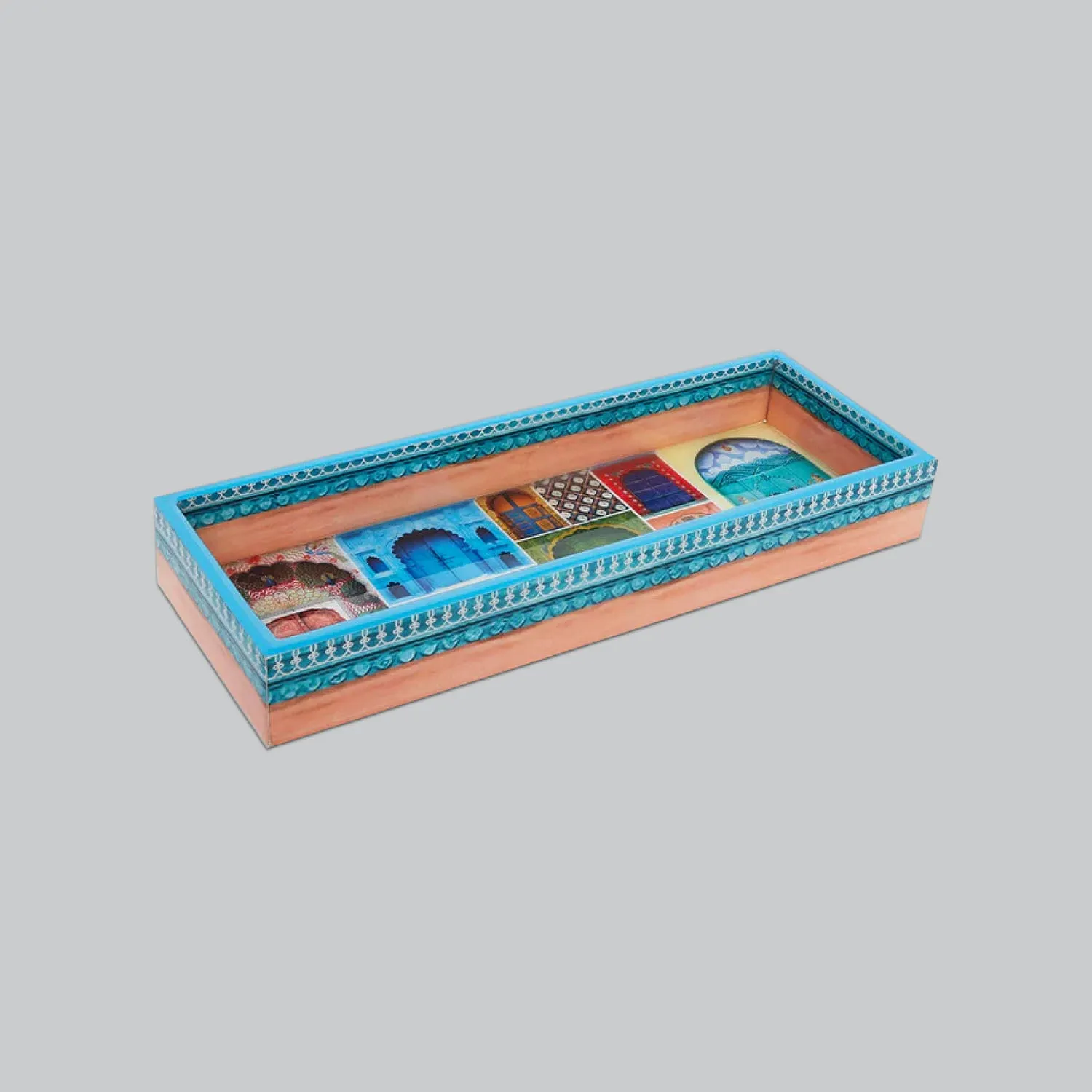 Dwaar Rectangle Enamel Pen Tray