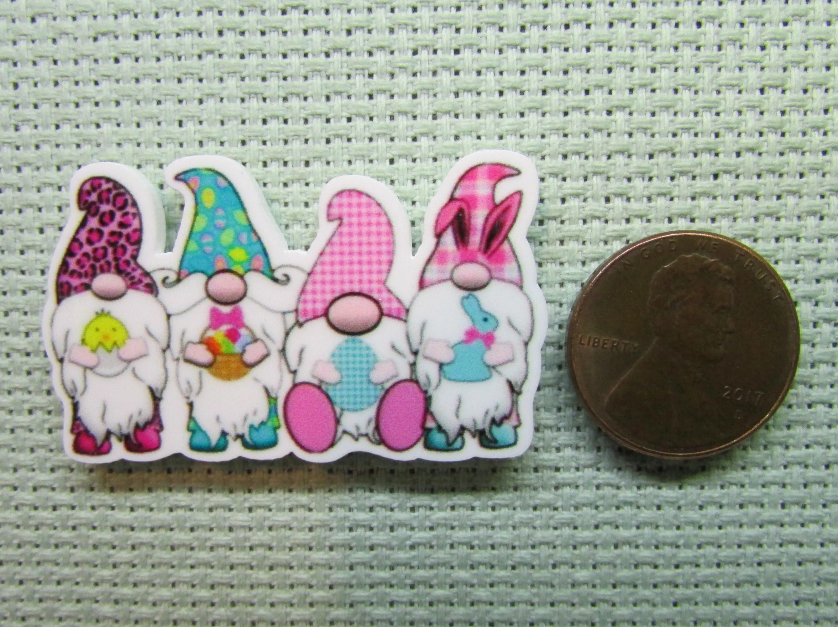 Easter Egg Gnomes Needle Minder, Cover Minder, Magnet