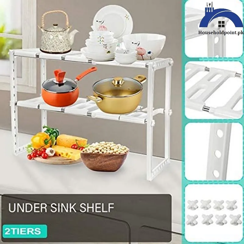 Expandable Under Sink Rack