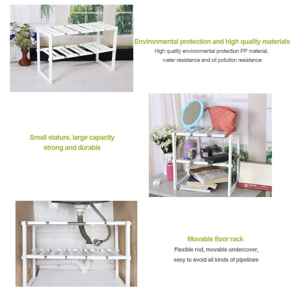 Expandable Under Sink Rack