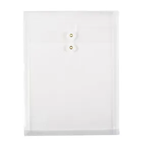 Filexec Poly Envelope With String Letter Size Clear