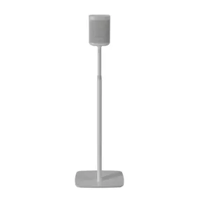 Flexson Adjustable Floor Stand For Sonos One Or Play:1 (Pair, White)