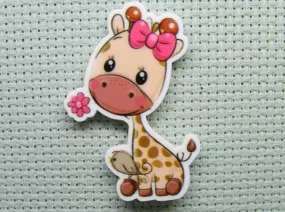 Giraffe Needle Minder, Cover Minder, Magnet