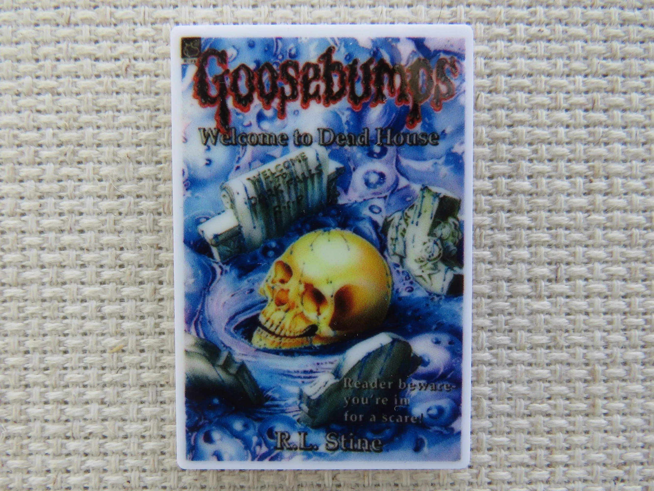 Goosebumps Book Cover Needle Minder, Cover Minder, Magnet