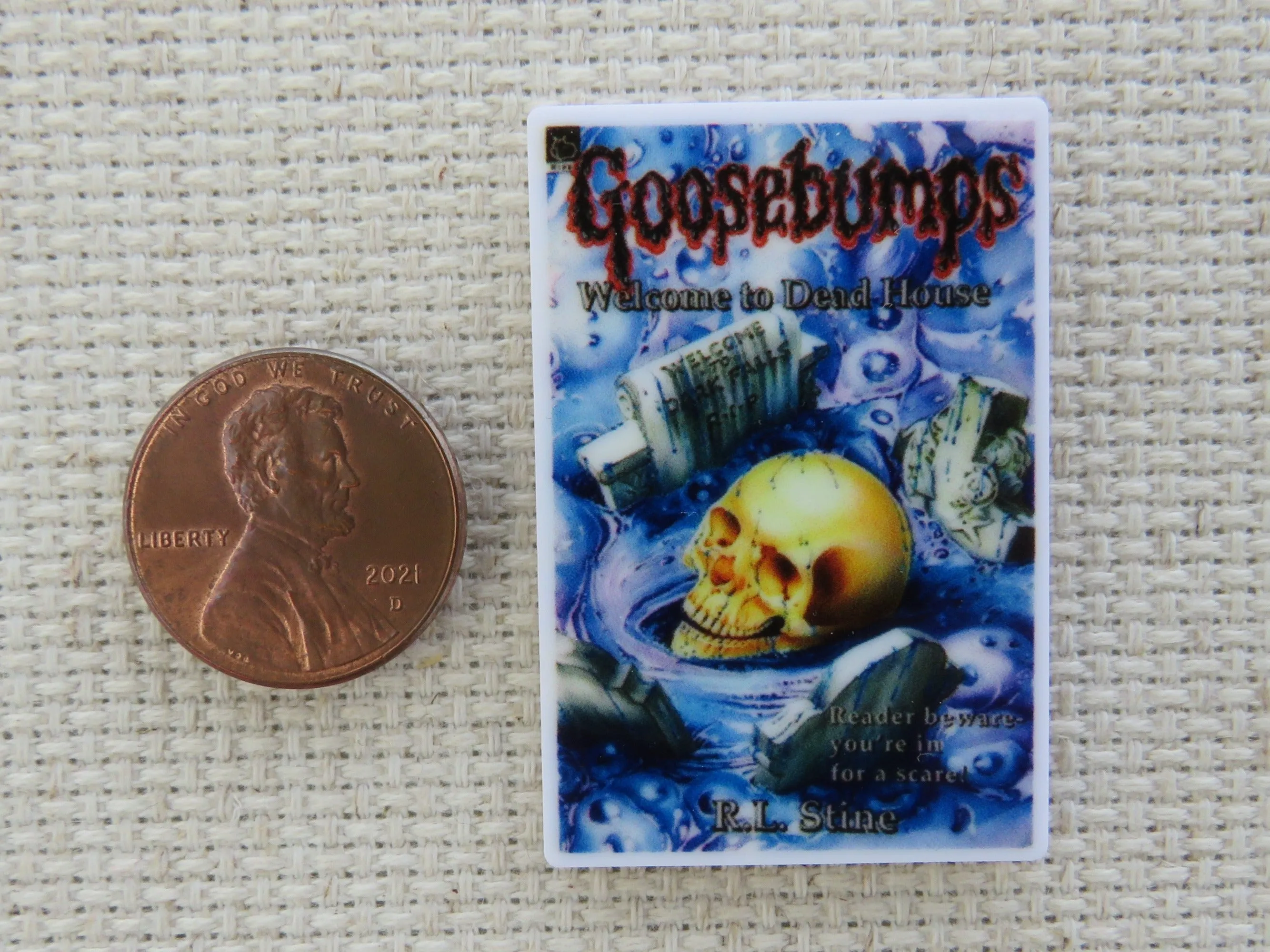 Goosebumps Book Cover Needle Minder, Cover Minder, Magnet