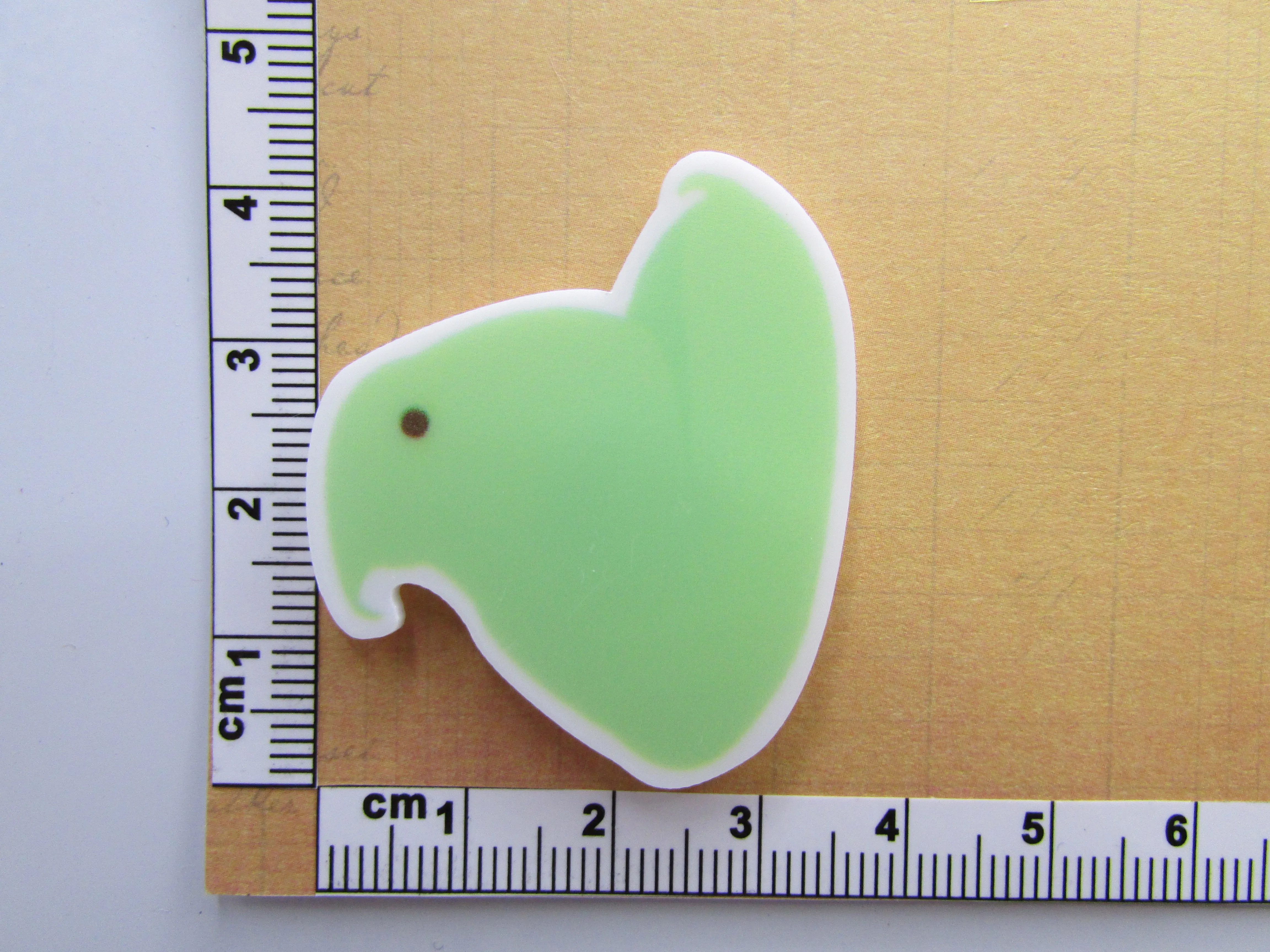 Green Marshmallow Chick Needle Minder, Cover Minder, Magnet