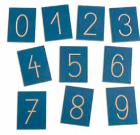 Grooved Wooden Tracing Numbers 0-9 (polybag)