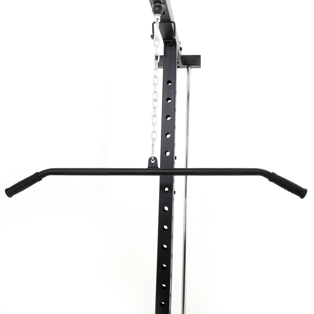 Half Power Rack With Cable Machine Lateral Pull Down / Rower