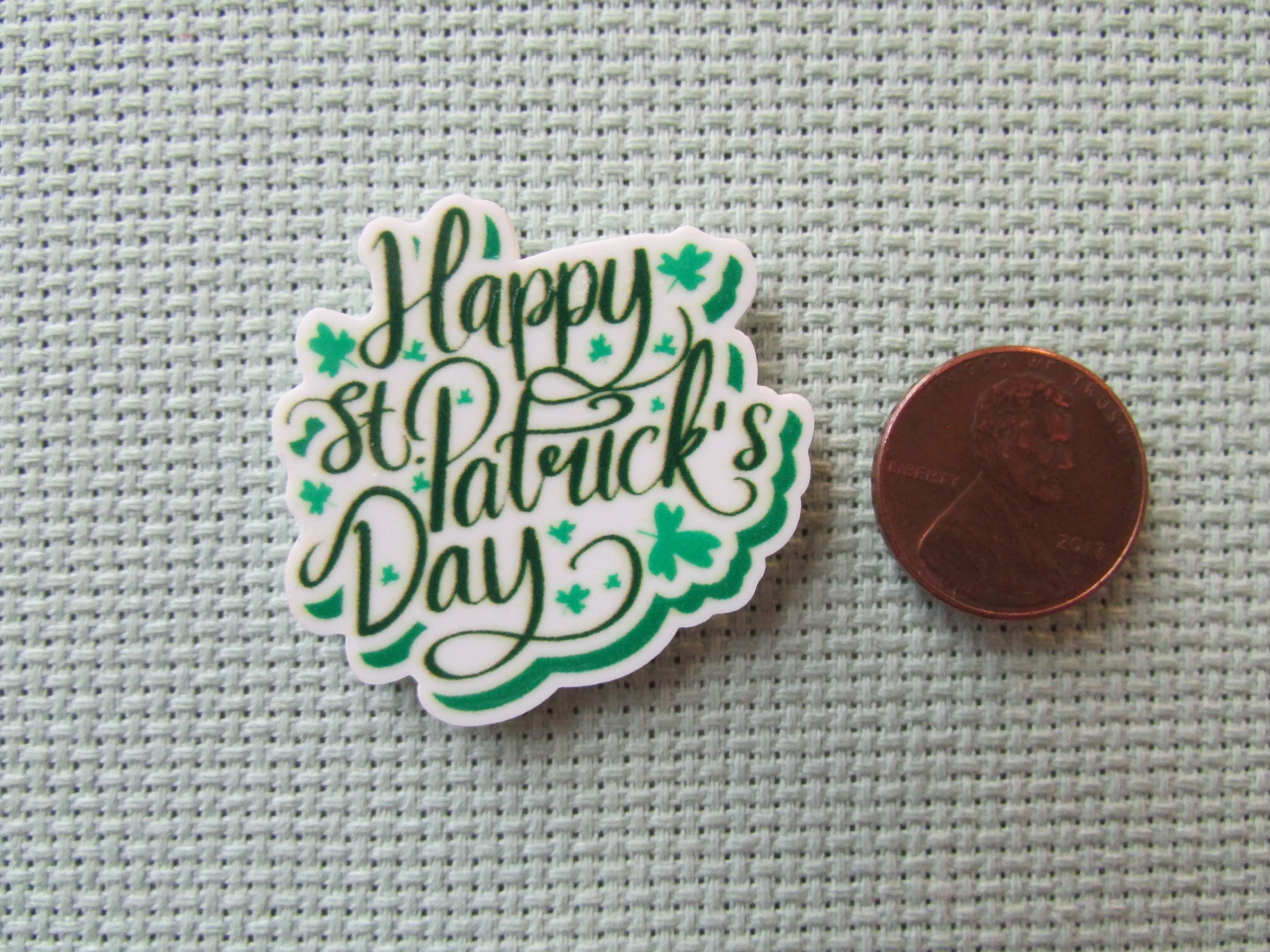 Happy St Patrick's Day Needle Minder, Cover Minder, Magnet