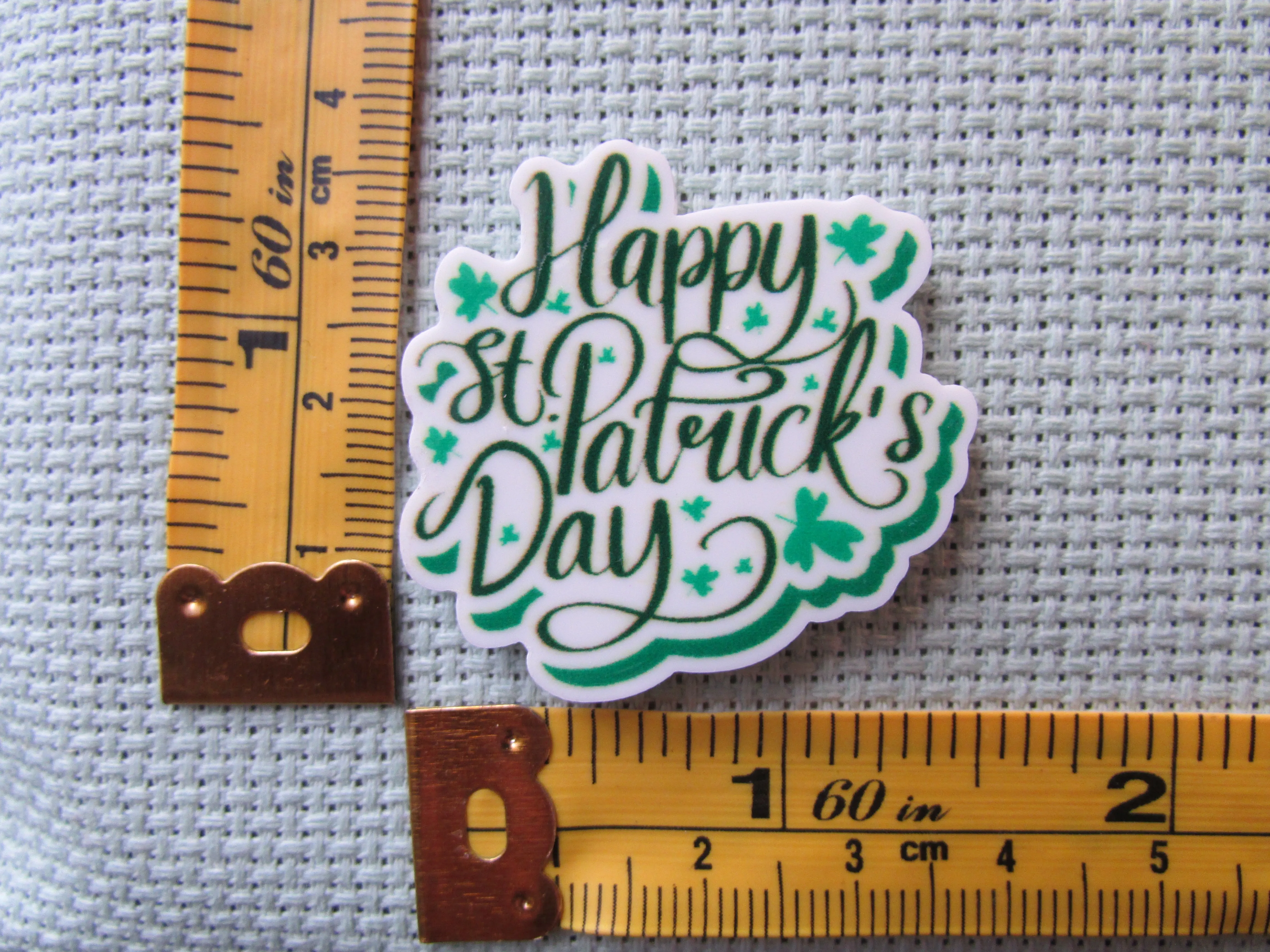 Happy St Patrick's Day Needle Minder, Cover Minder, Magnet