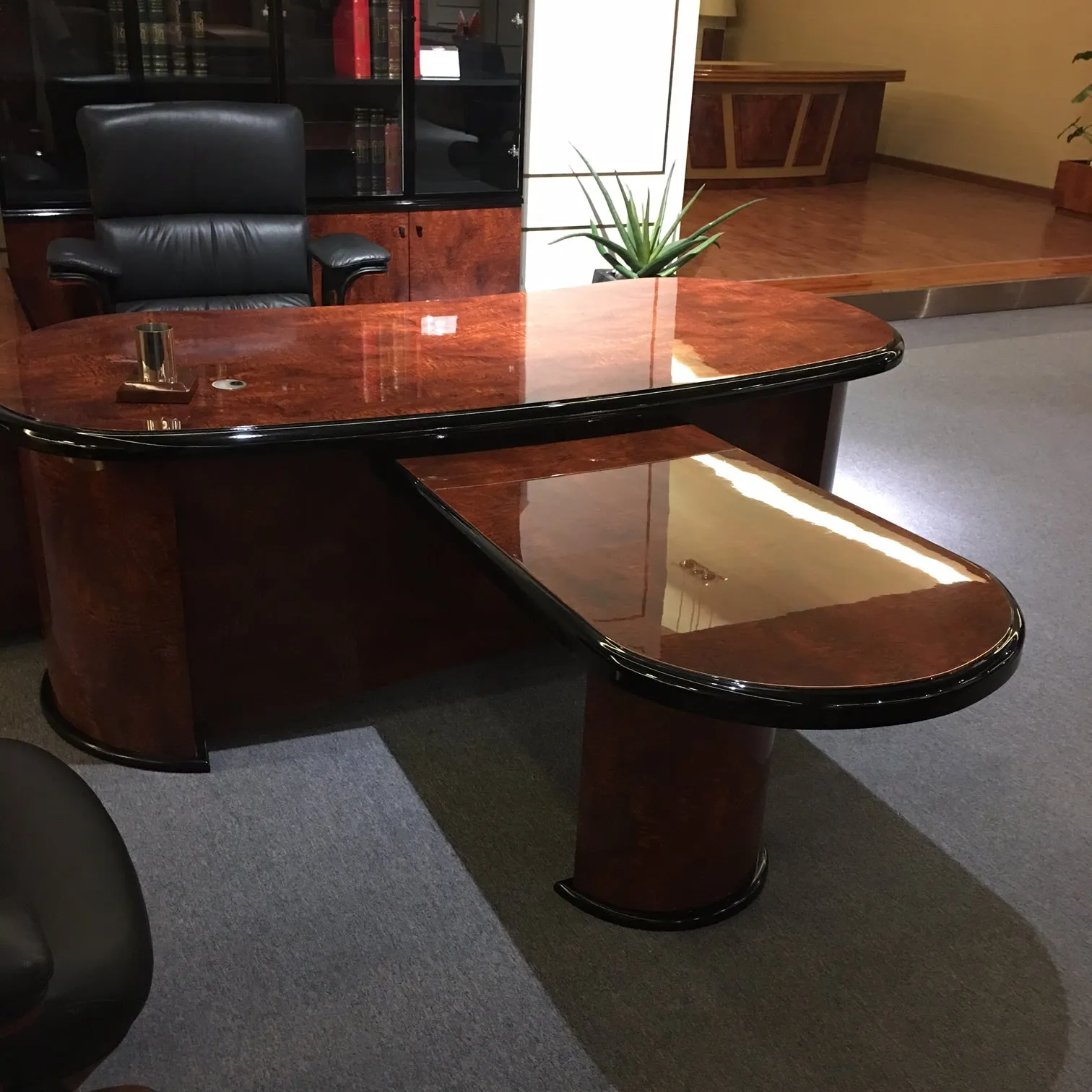 Heavy Duty Executive Desk Curvy Design SCA-6849