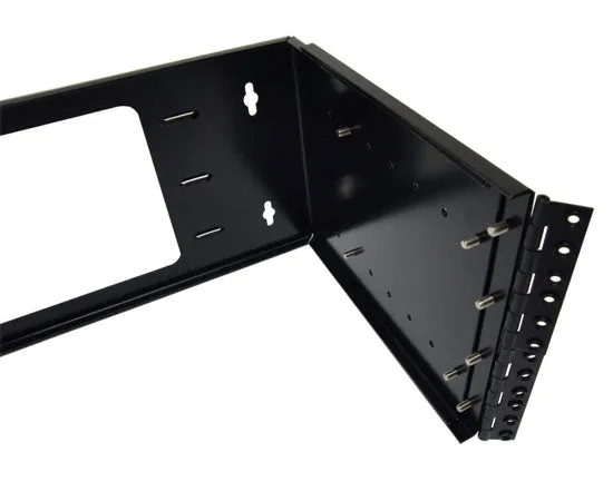 Hinged Adjustable Wall Mount Bracket, 4U & 8U